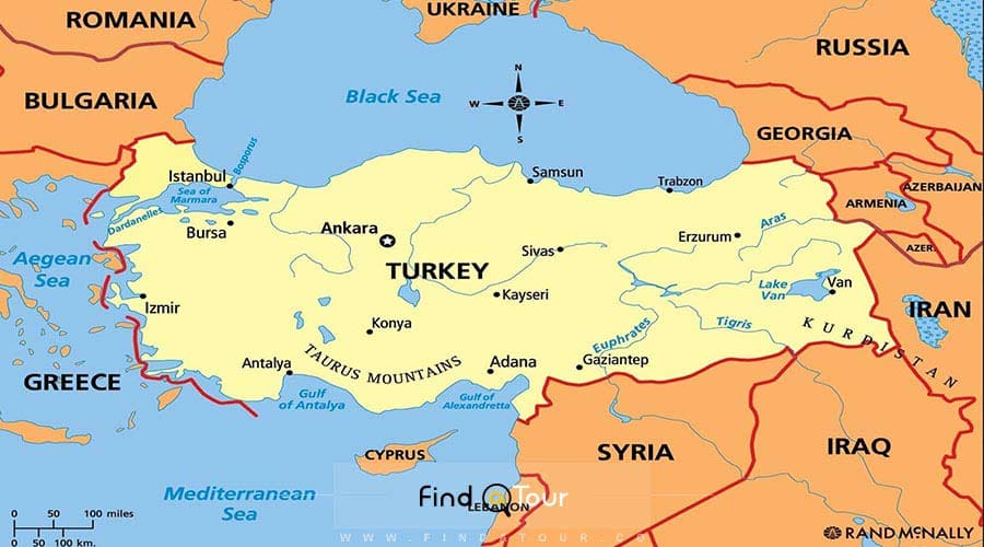 نقشه استانبول